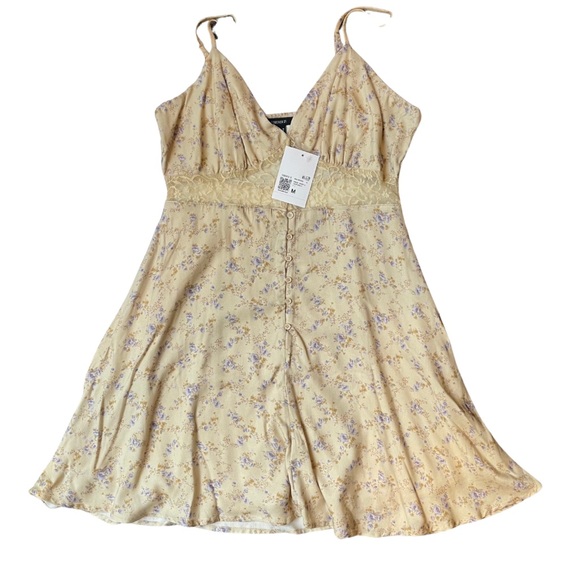 Forever 21 Floral Mini Slip Dress NWT - Picture 6 of 8